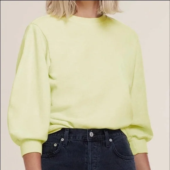 Agolde Thora Sweatshirt Size Small - Picture 2 of 9